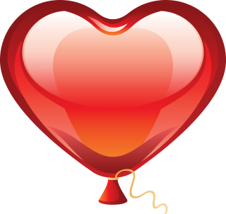 Red Heart Balloon Png PNG images