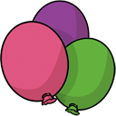 Balloons Save Icon Format PNG images