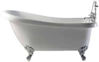White Classic Bath Png PNG images