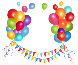 Birthday Party Balloons PNG Photo PNG images