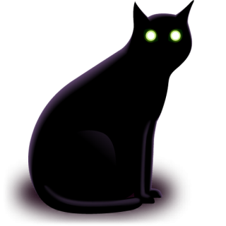 Drawing Icon Black Cat PNG images