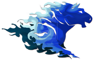 Blue Horse Fire Png PNG images