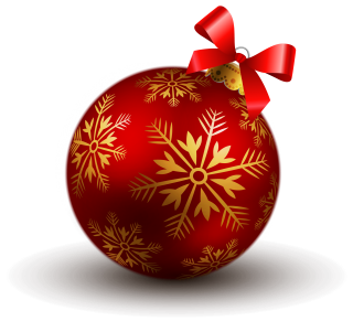 Red Christmas Balls Png PNG images