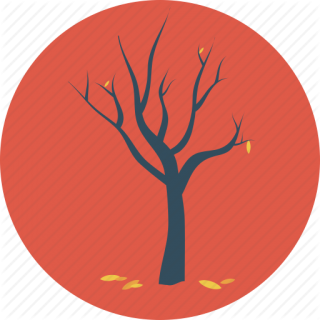 Autumn, Dead Tree, Fall, Fallen, Leaves, Tree Icon PNG images