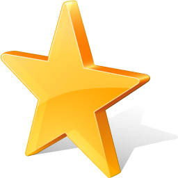 Yellow Star Favorite Icon PNG images
