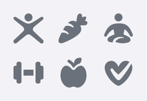 Fitness Icons PNG images