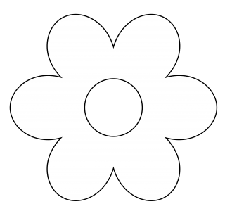 Floral Black And White Flower Clipart PNG images