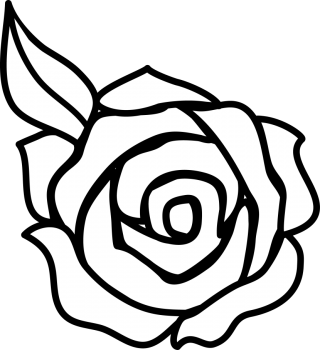 Flower Black And White Rose Flower Clipart Black And White PNG images