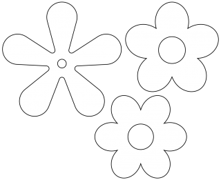 Retro Flower Icon PNG images