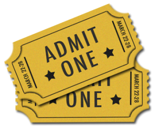 Ticket Admit One PNG Transparent Image PNG images