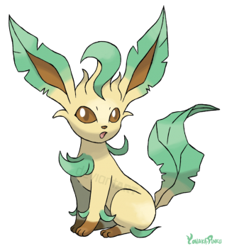 Leafeon Redraw Png PNG images