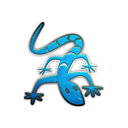 Blue Lizard Icon PNG images