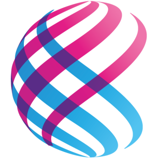 Pink Blue Logo Design Template Png PNG images