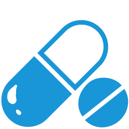 Pills Blue Icon PNG images