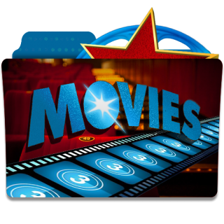 Star Blue Construction Movies Folder Transparent Background PNG images