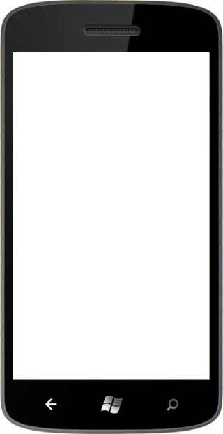 Black Windows Phone PNG PNG images