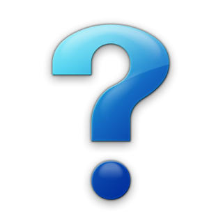 Simple Blue Question Mark Icon PNG images