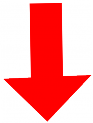 Red Down Arrow Png PNG images