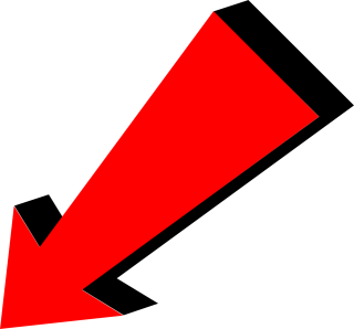 Red Arrow Down Left Png PNG images
