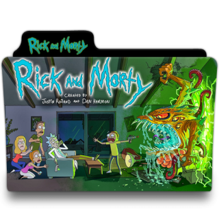 Rick And Morty Abstract Folder Icon PNG images