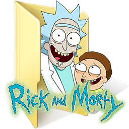Rick And Morty Beige Folder Icon PNG images