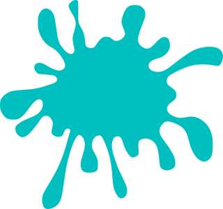 Blue, Turquoise Splat Png PNG images