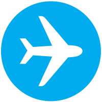 Blue, Air, Aviation, Flight, Mode, Plane, Travel Icon PNG images