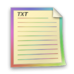 TXT File Icon Colorabo Icons SoftIconsm PNG images