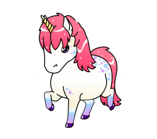 Chubby Unicorn Png PNG images