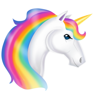 Rainbow Colors, The Horses Head, Unicorn PNG images