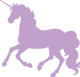 Unicorn Silhouette Head PNG images