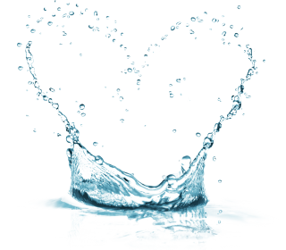 Water Splash Heart Png PNG images