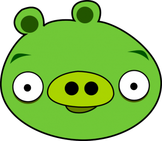 Green Pig Angry Birds Character PNG images