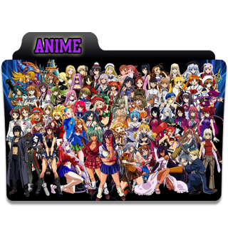 Anime Folder Icon, Transparent Anime Folder.PNG Images & Vector