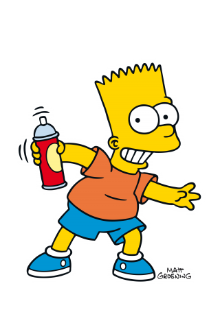 Aesthetic Bart Simpson Png, Transparent Png , Transparent Png