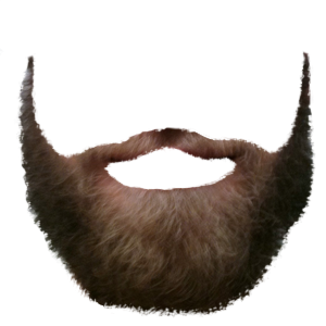transparent long beard