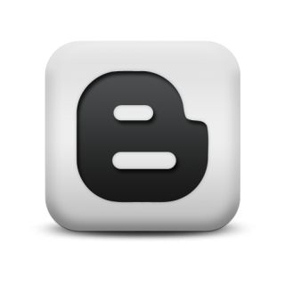 blogger logo black