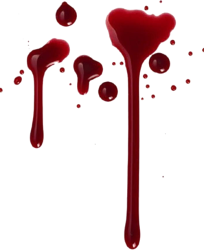 blood dripping