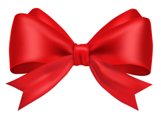 Red bow and ribbon on transparent background PNG - Similar PNG