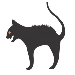 Cat Icon Vector Red Icon Gray Stock Vector (Royalty Free) 600807695