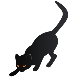 Black Cat Icon, Transparent Black Cat.PNG Images & Vector - FreeIconsPNG