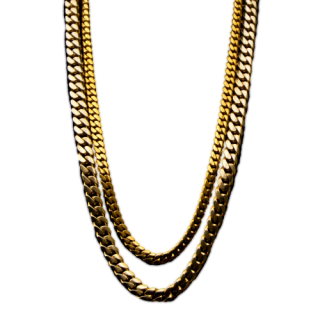 gold money chain png
