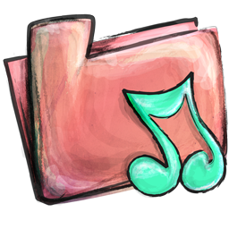 Cute Music Folder Icon Png PNG images