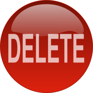 Delete Button PNG, Delete Button Transparent Background - FreeIconsPNG