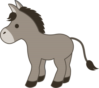 Burro transparent background PNG cliparts free download