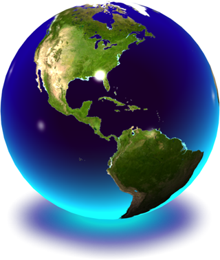 earth globe png