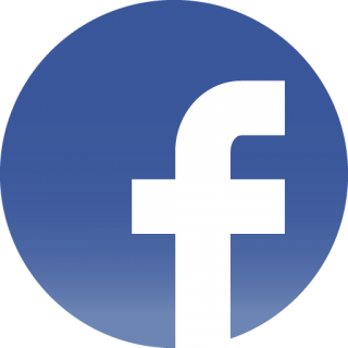 black facebook logo transparent background