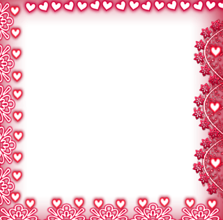 Elegant Frame Heart Border Hd PNG Transparent Background, Free Download