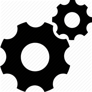 gears outline png