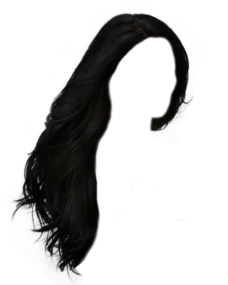 Vector Transparent Download Drawing On Hair - Anime Girl Hair Png